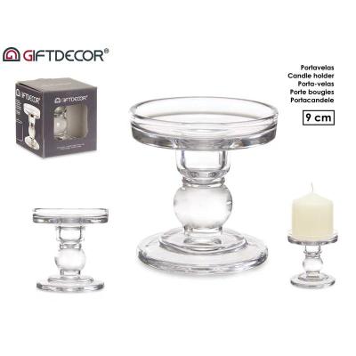 CANDELABRO CRISTAL BOLA S 9 CM