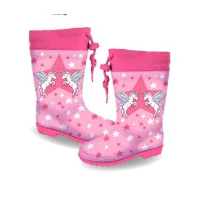 BOTAS DE AGUA UNICORNIO PVC MULTICOLOR