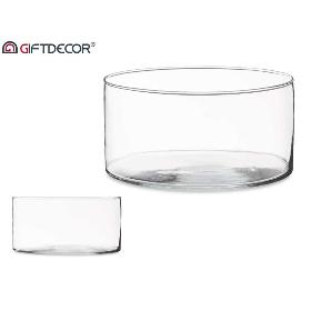 TARRINA CRISTAL CILINDRO 10 CM DIAM 20 CM
