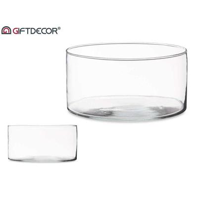 TARRINA CRISTAL CILINDRO 10 CM DIAM 20 CM