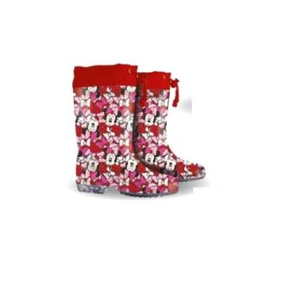 BOTAS DE AGUA MINNIE PVC MULTICOLOR