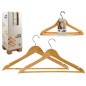 JUEGO 3 PERCHAS MADERA NATURAL DISPLAY