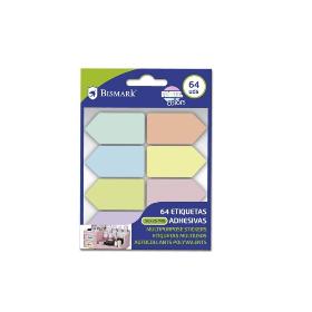 ETIQUETAS ADHESIVAS PASTEL FLECHA 8X8 UDS