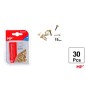 ENCUADERNADORES DORADOS 19 MM 30 UD