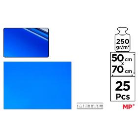 CARTULINA METALIZADA AZUL 50X70 250 G