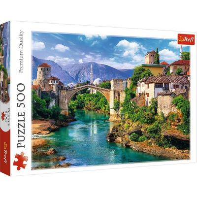 PUZZLES 500 OLD BRIDGE IN MOSTAR BOSNIA AND HERZEGOVINA