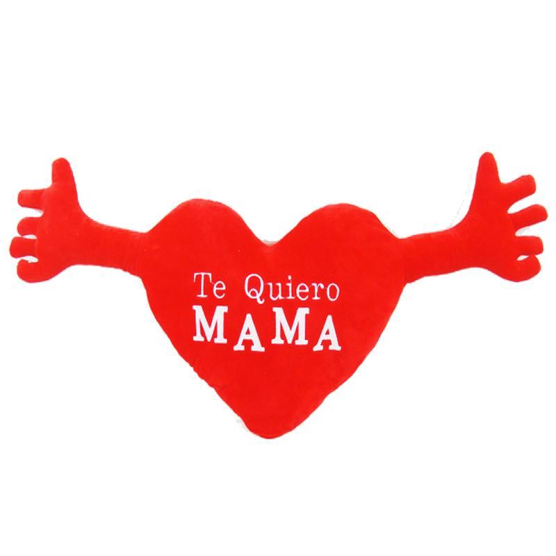 CORAZON ABRAZAME TE QUIERO MAMA 20X14 CM