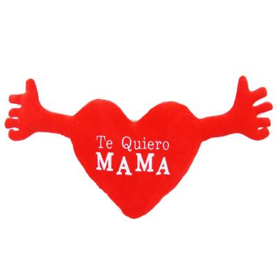 CORAZON ABRAZAME TE QUIERO MAMA 20X14 CM