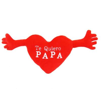 CORAZON ABRAZAME TE QUIERO PAPA 36 CM