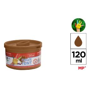PINTURA DE DEDO 120 ML MARRON