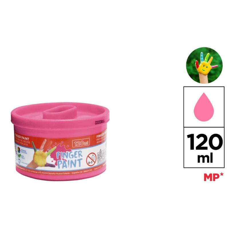 PINTURA DE DEDO 120 ML ROSA