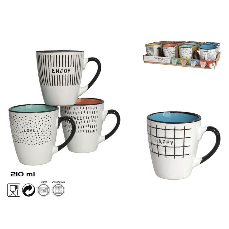 TAZA MUG 210 ML EAST - GRES 4SU