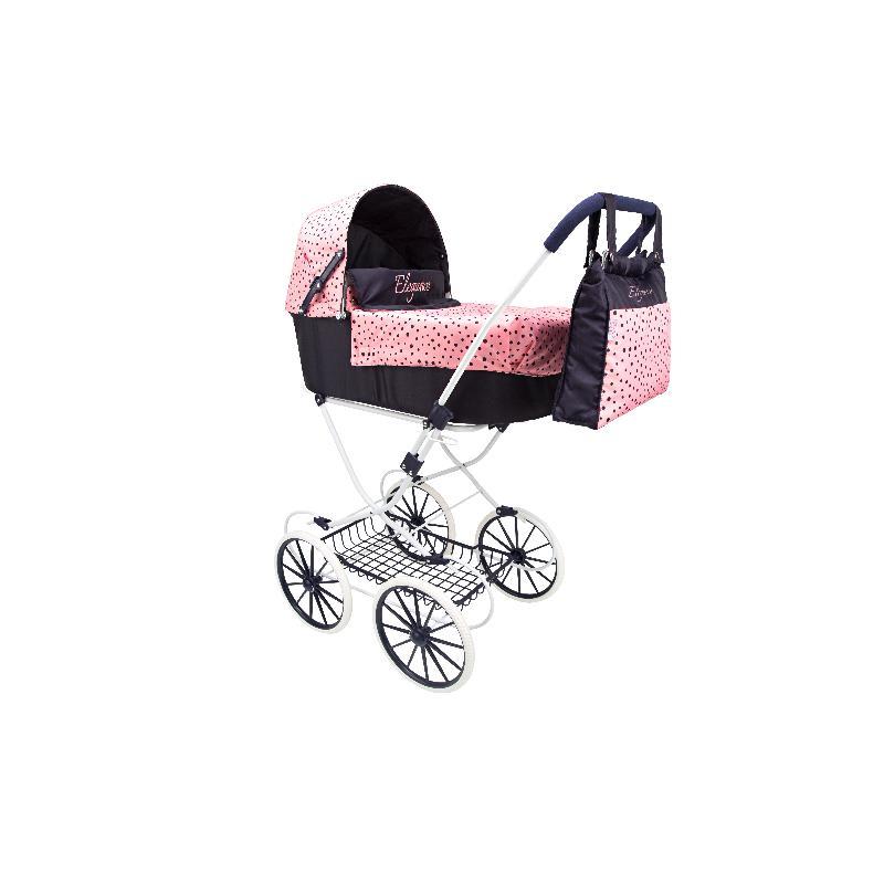 COCHE CAPOTA ELEGANCE 42X72X93 CM. C/BOLSO (ALTURA MANILLAR 90CM)