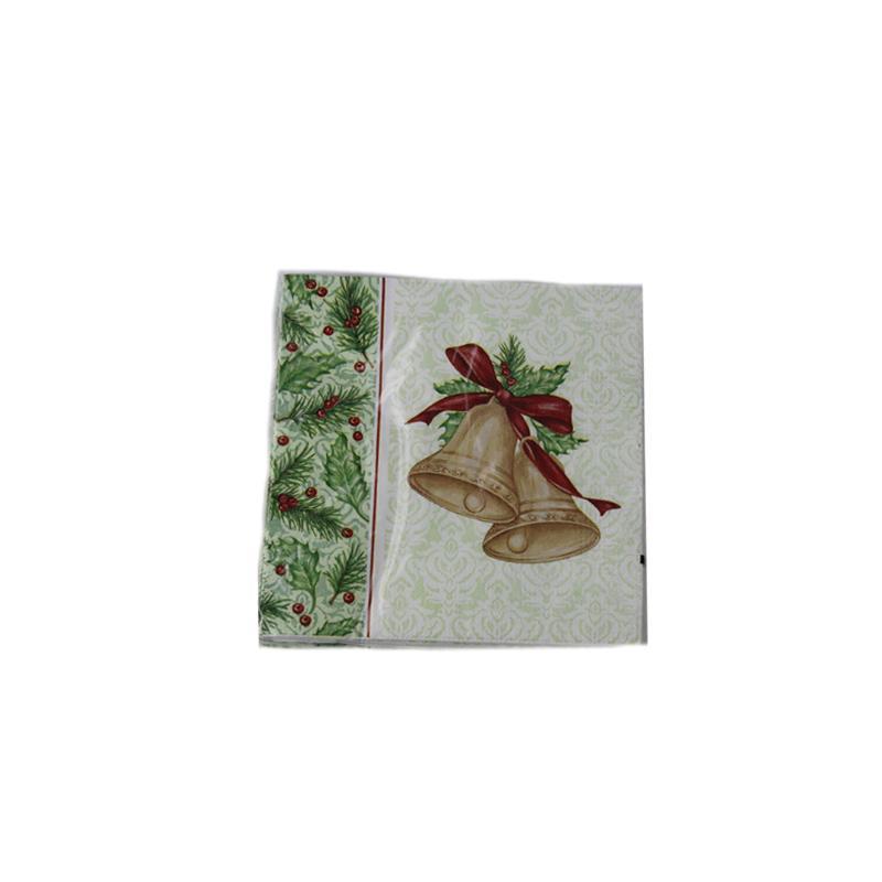 SERVILLETA X20 PCS DEC CAMPANA 33X33 CM