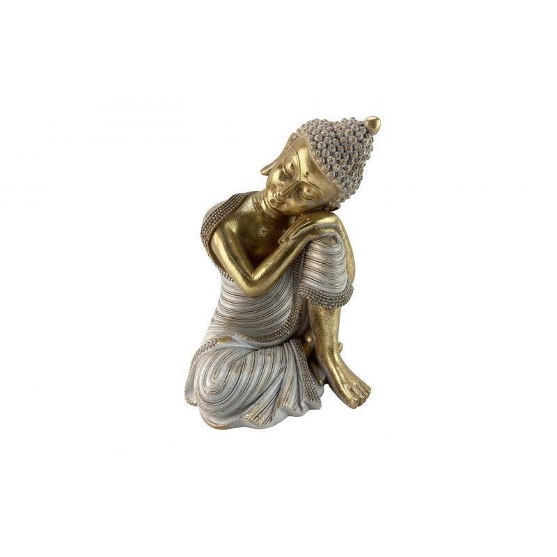 BUDA DEC POLIRESINA ORO 18*17*24 CM