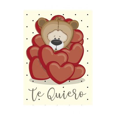 MINI CARD OSITO TE QUIERO