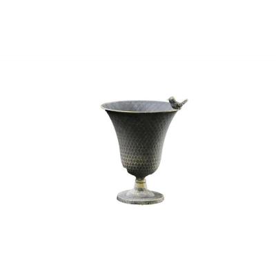 MACETERO FORJA NEGRO 22*29 CM