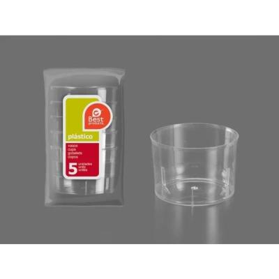 S/5 VASO CHIKITO 230 ML. REUTILIZABLE