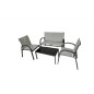 SET EXTERIOR SOFA, 2 SILLAS Y MESA BAJA
