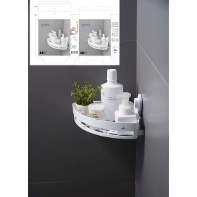 REPISA ESQUINA PVC 26*26*13CM C/VENTOSA           