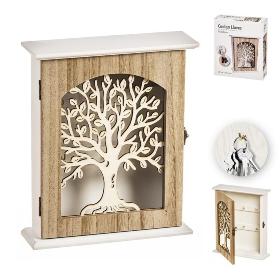 CUELGALLAVES MADERA ARBOL 20X24 CM