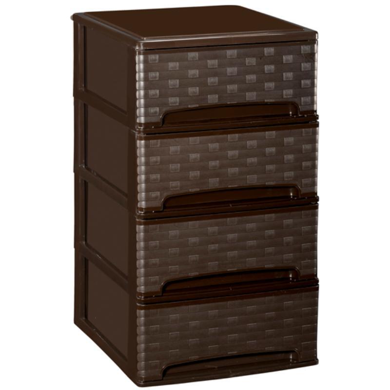 L/4 CAJ. 380X370X626 WENGUE D. BAMBU