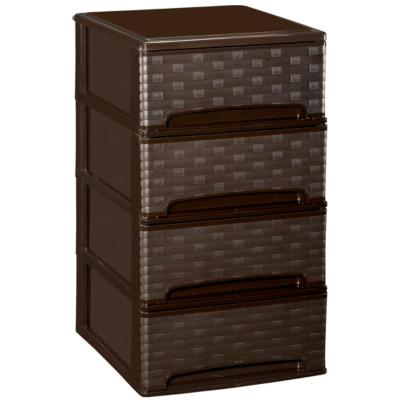 L/4 CAJ. 380X370X626 WENGUE D. BAMBU