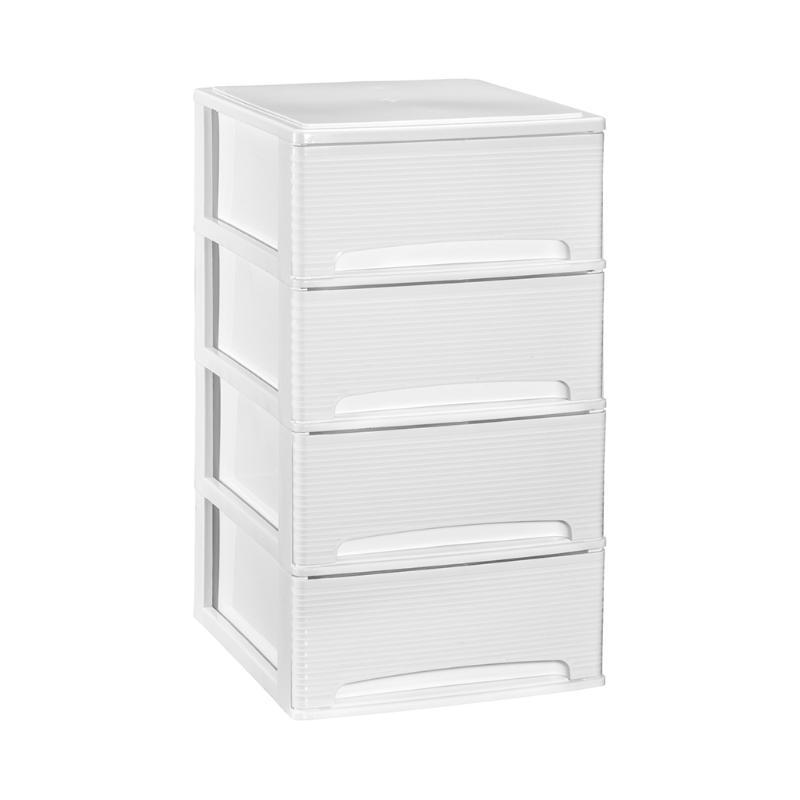 L/4 CAJ.380X370X626 BCO D.LINEAS
