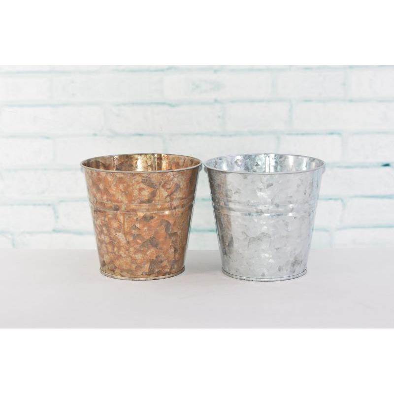 MACETA LATON 2 COL 14*13 CM