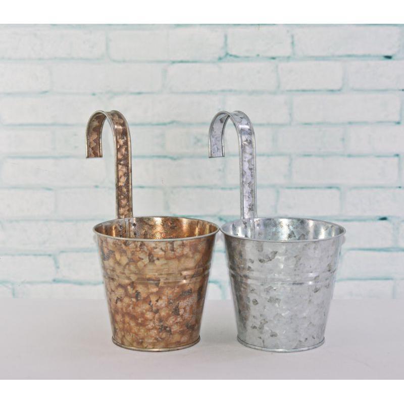 MACETA LATON PARED 2 COL 16*15 CM