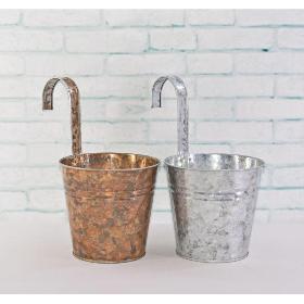 MACETA LATON PARED 2 COL 16*15*26 CM