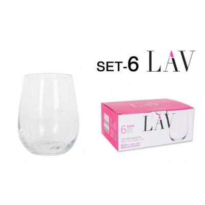 SET 6 VASOS 360 CC GAIA