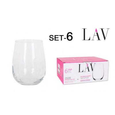 SET 6 VASOS 475 CC GAIA