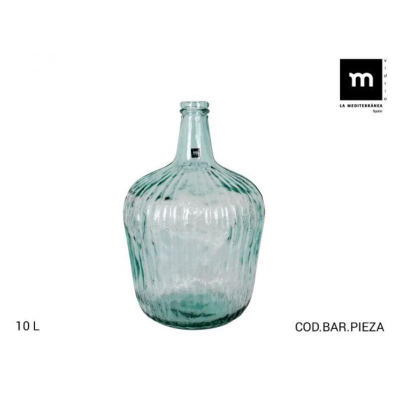 GARRAFA VIDRIO RAYADA 10 L APPLE