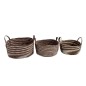 JGO 3 CESTOS CUERDA OV MARRON 37*35/31*30/26*25 CM