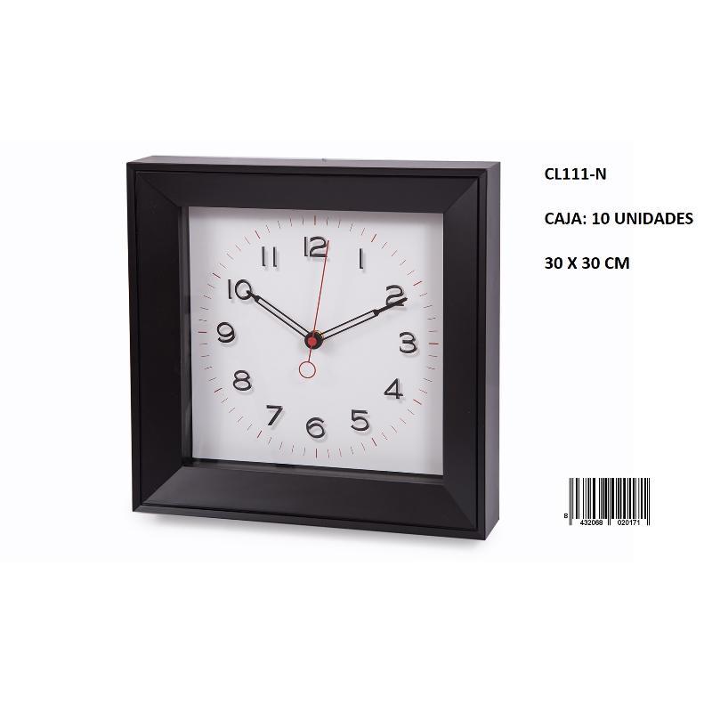 RELOJ DE PARED CUADRADO TIMEMARK 111N/10