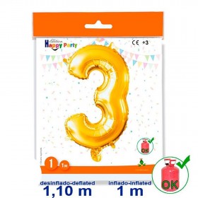 B/1 GL. POLIAMIDA Nº3 COLOR ORO