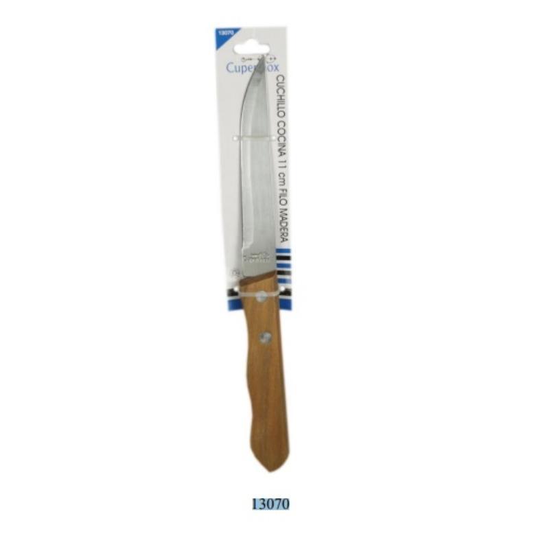 CUCHILLO COCINA 11 CM FILO MADERA