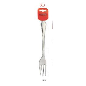 SET 3 TENEDORES MESA INOX SUPREME