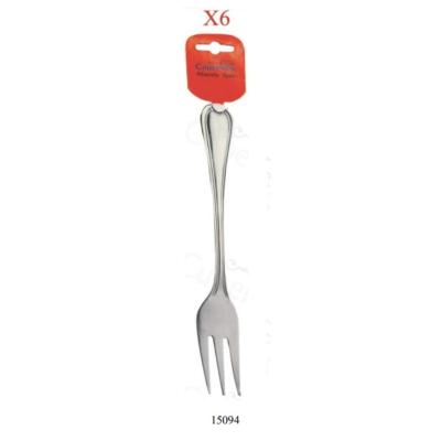 SET 6 TENEDORES POSTRE INOX SUPREME