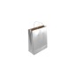BOLSA PAPEL KRAFT PLATA XS 18X8X24 CM