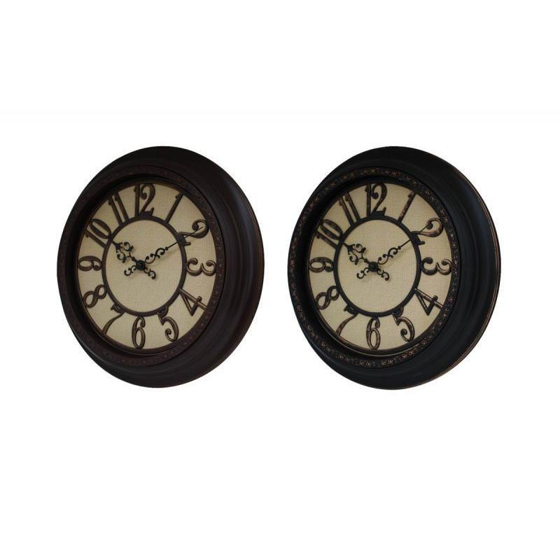 RELOJ PARED 2 DEC 36*36*5 CM