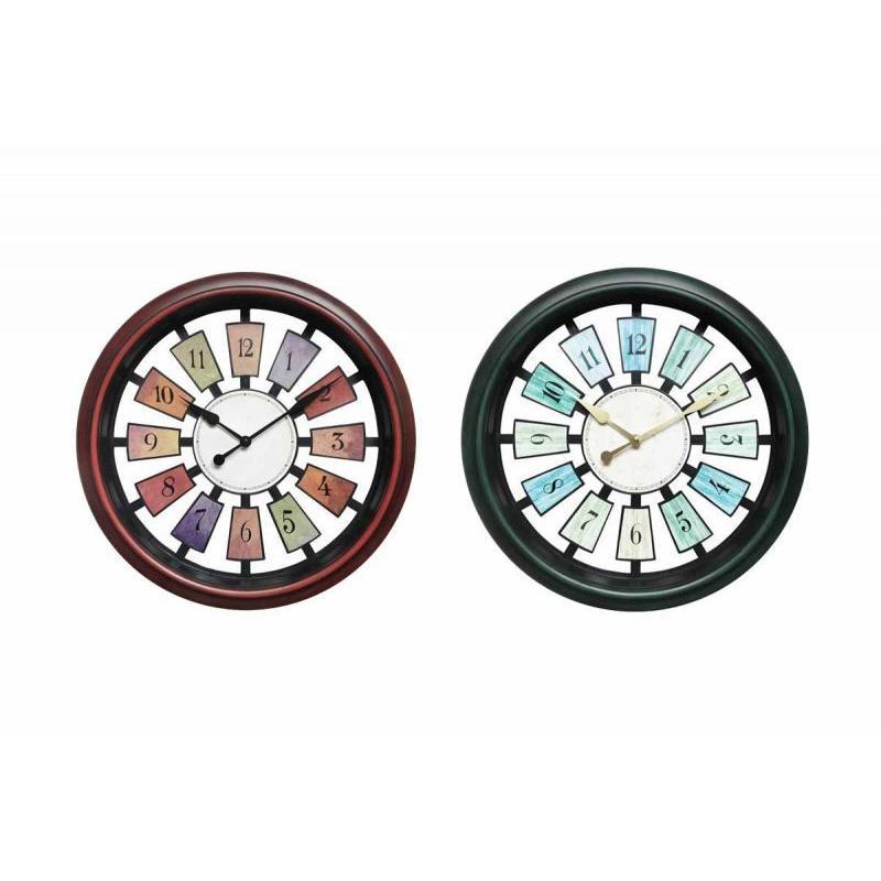 RELOJ PARED 2 DEC 40*7 CM