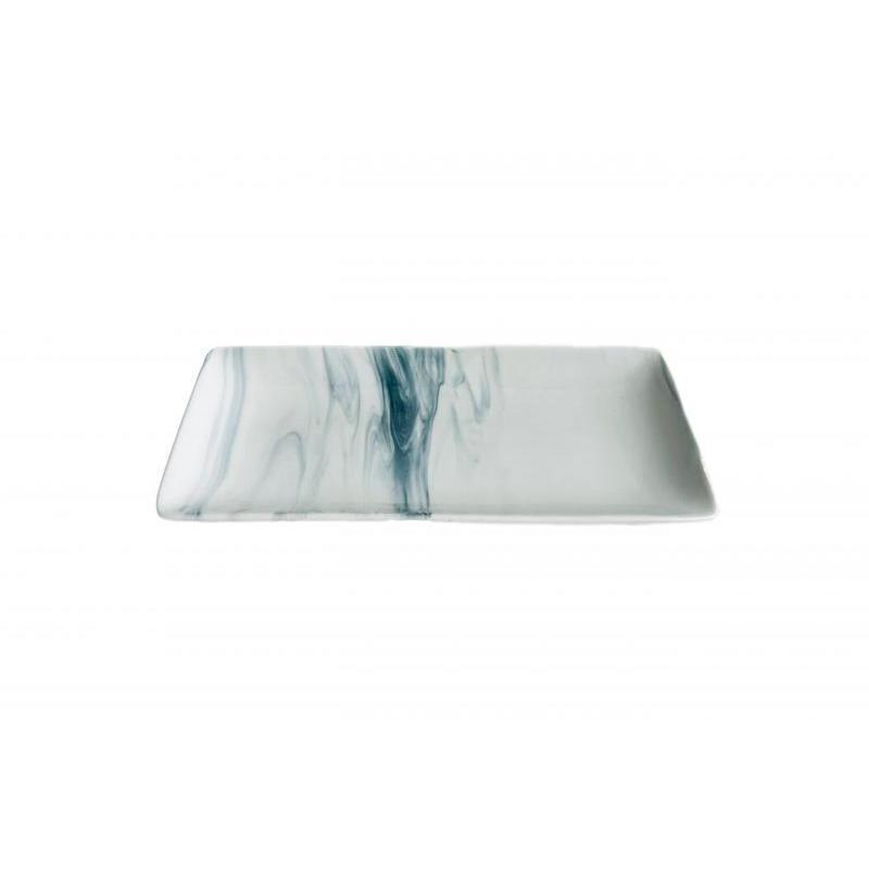 PLATO 25X12 CM MARMOL GRIS
