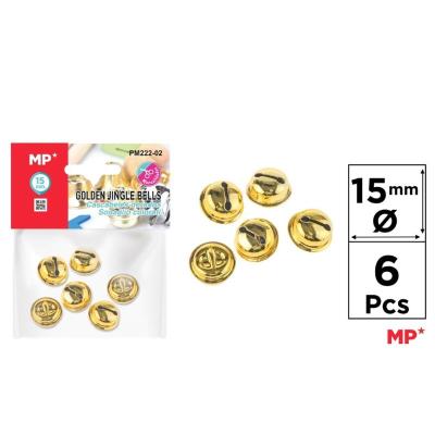 CASCABEL ORO 15 MM 6 UD