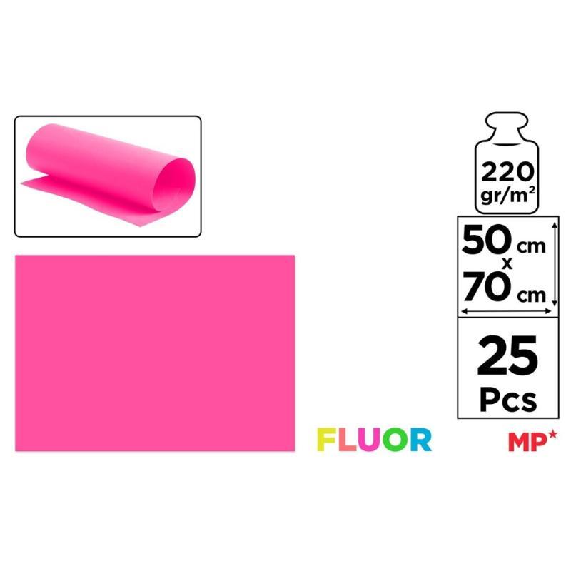CARTULINA FLUORESCENTE FUCSIA 50X70 CM