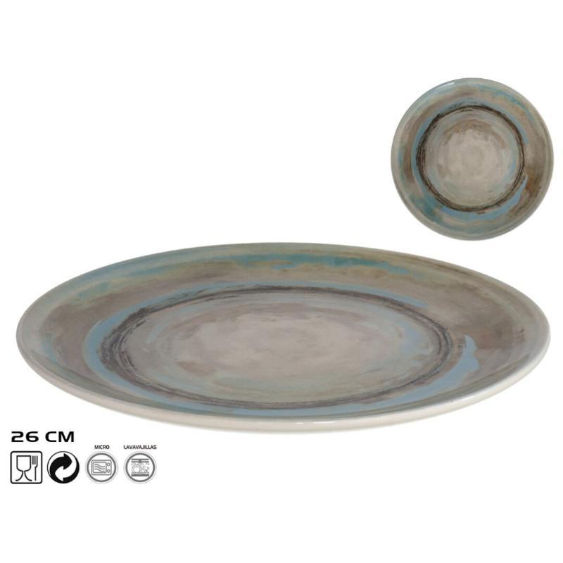 PLATO LLANO 26 CM GRANADA