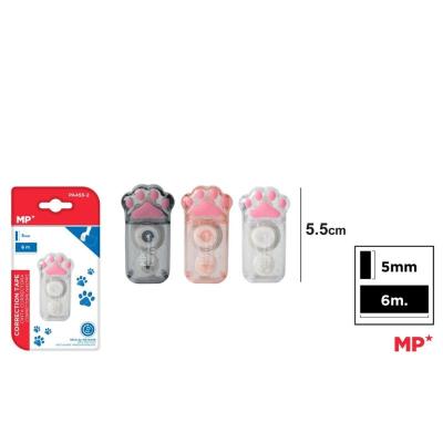 CORRECTOR CINTA TRANSPARENTE 5 MM X 6 M