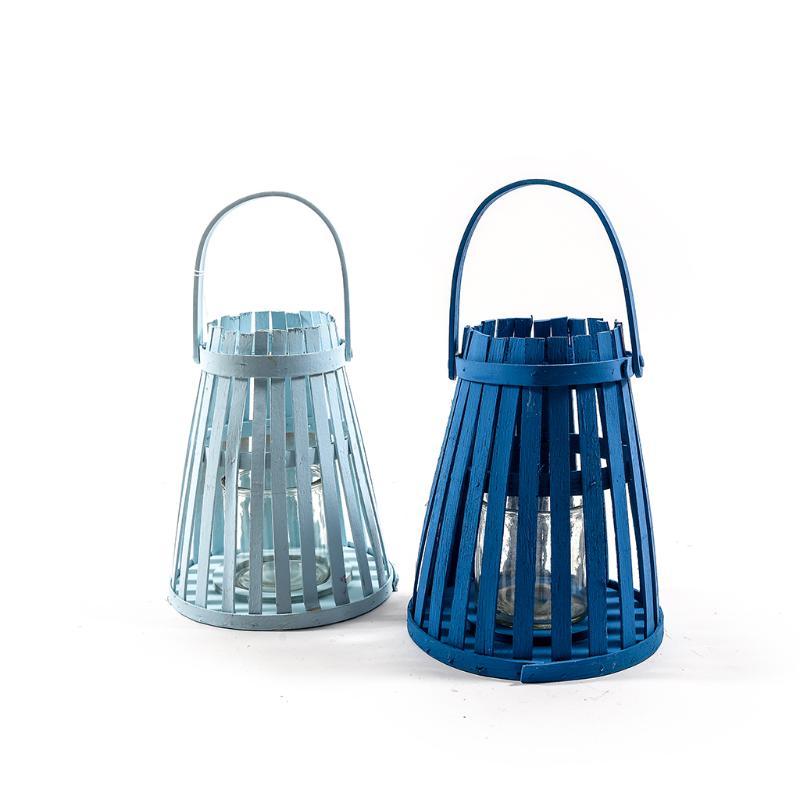 FAROL MADERA EN VARIOS COLORES SURT 26X21 CM