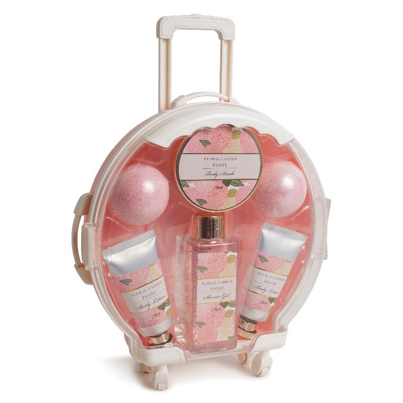 SET DE BAÑO MALETA TROLLEY CIRCULAR